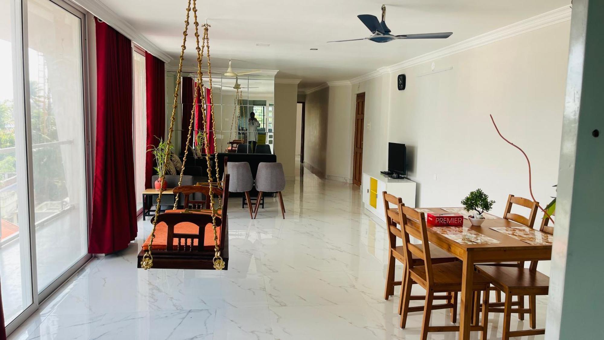 Rajamandiram 3Bhk Ac Apartment In Trivandrum Central Thiruvananthapuram Luaran gambar